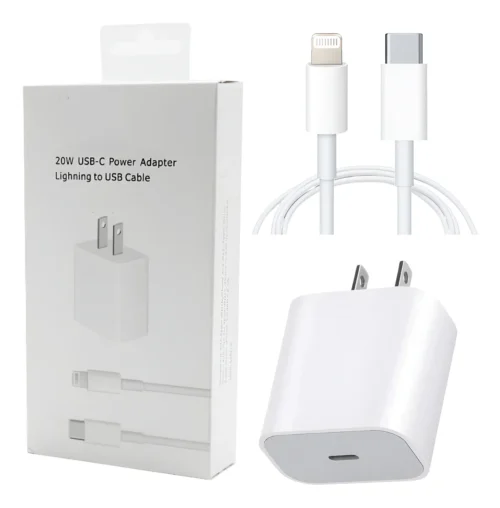 176230789651 CARGADOR IPHONE (20W) CON CABLE