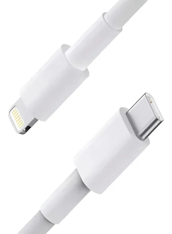 176230789653 Cargador Rápido 20W para iPhone con Cable Tipo C a Lightning (1 Metro)