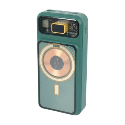 Bateria portatil Power Bank 20.000 mAh con carga inalambrica y puertos USB