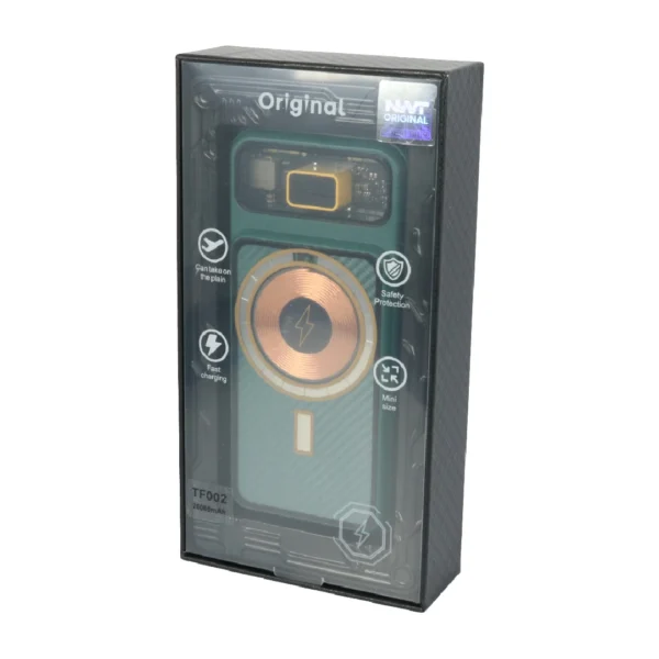 1764780598TF002_3 Batería Portátil Power Bank 20.000 mAh con Carga Inalámbrica y Múltiples Puertos