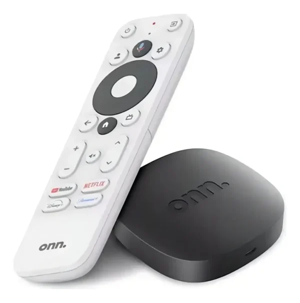 Reproductor de Streaming Onn. Google TV 4K Ultra HD con Control por Voz (Original)