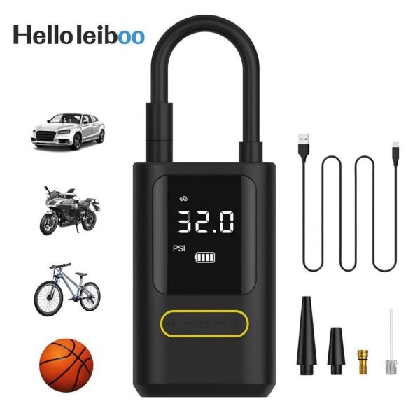 Mini Compresor de Aire Portátil Digital para Carro y Moto
