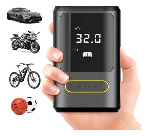 Mini Compresor de Aire Portátil Digital para Carro y Moto