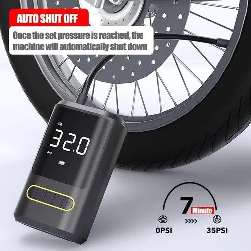 Mini Compresor de Aire Portátil Digital para Carro y Moto